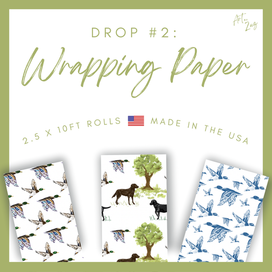 Wrapping Paper: Mallard Collection
