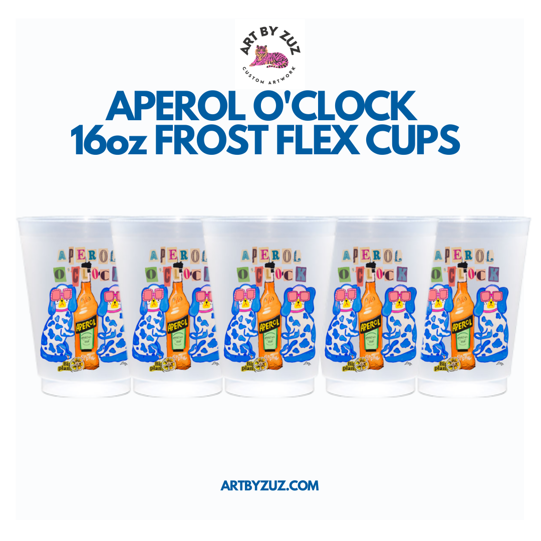Custom Frost Flex Cups (16 Oz.)