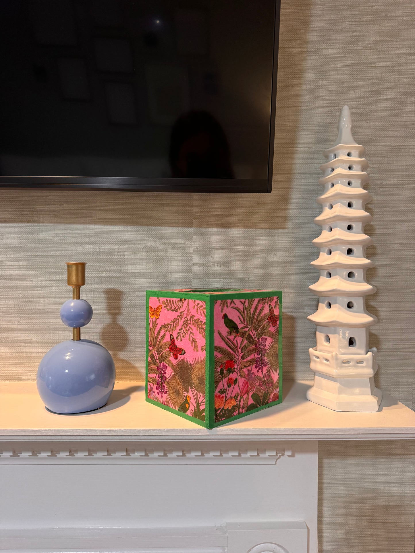 Monkey Garden Tissue Box Cover
