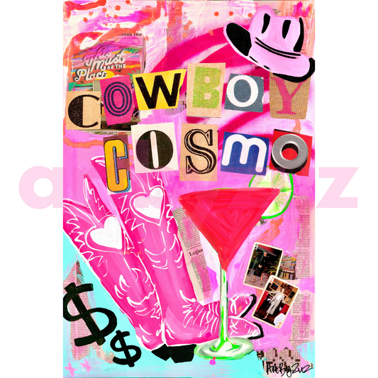 Cowboy Cosmo Print