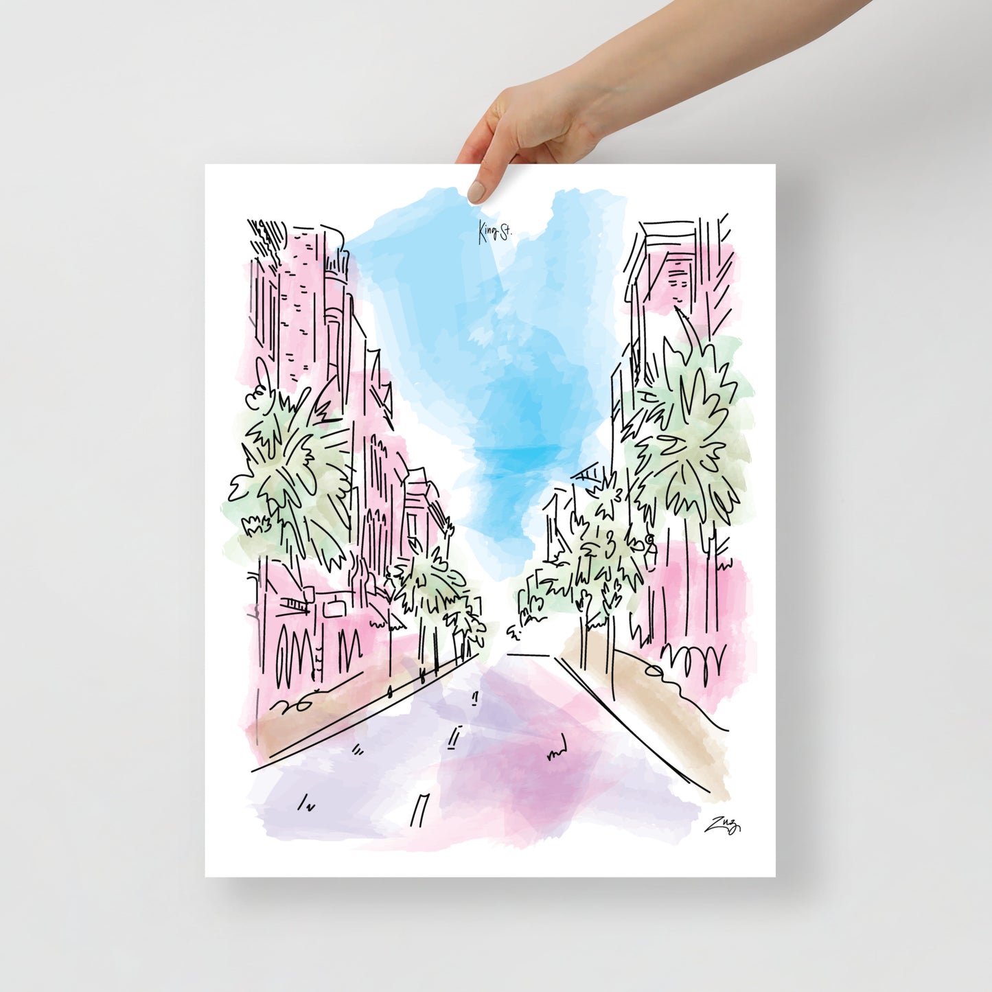 KING STREET (CHARLESTON) PRINT